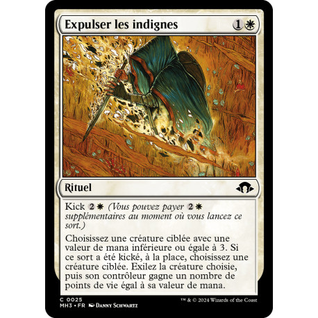 (Foil) Blanche - Expulser les indignes (C) [MH3]