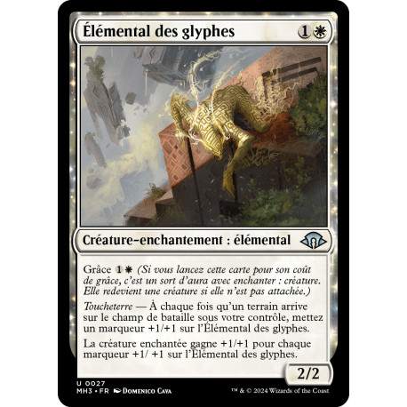 (Foil) Blanche - Élémental des glyphes (U) [MH3]