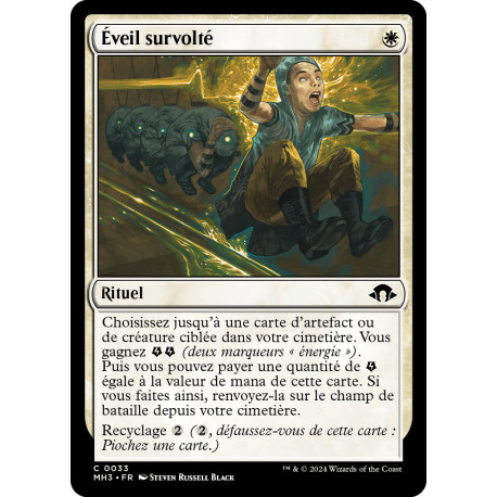 (Foil) Blanche - Éveil survolté (C) [MH3]