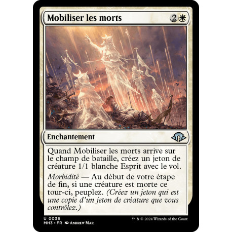 (Foil) Blanche - Mobiliser les morts (U) [MH3]
