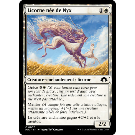 (Foil) Blanche - Licorne née de Nyx (C) [MH3]