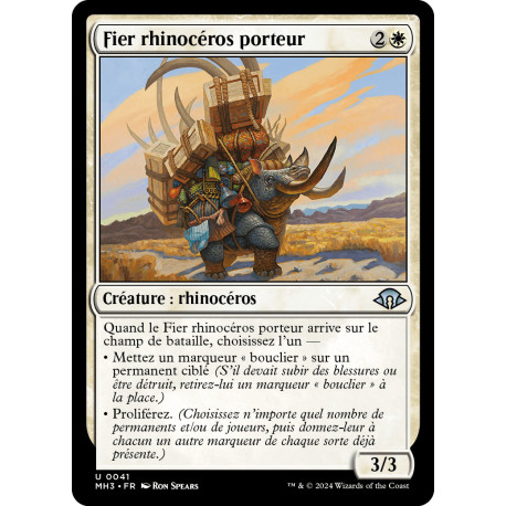 (Foil) Blanche - Fier rhinocéros porteur (U) [MH3]