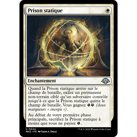 (Foil) Blanche - Prison statique (U) [MH3]