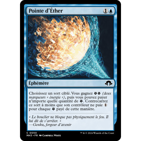 (Foil) Bleue - Pointe d'Éther (C) [MH3]