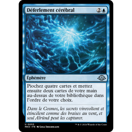 (Foil) Bleue - Déferlement cérébral (U) [MH3]
