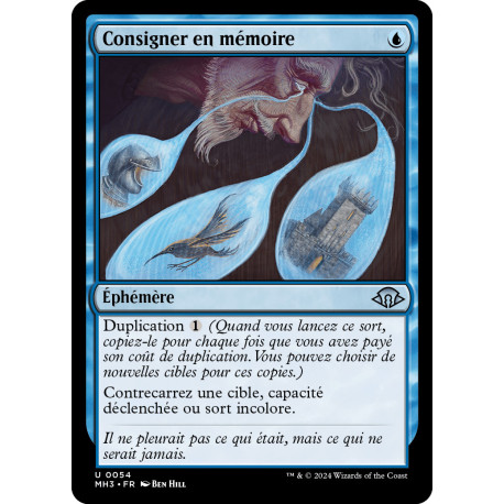 (Foil) Bleue - Consigner en mémoire (U) [MH3]