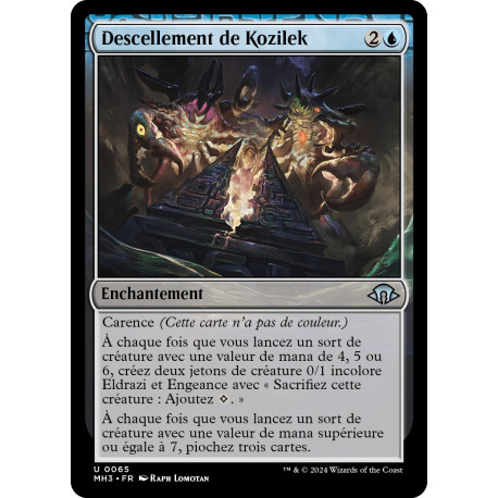 (Foil) Bleue - Descellement de Kozilek (U) [MH3]