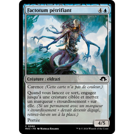 (Foil) Bleue - Factotum pétrifiant (C) [MH3]