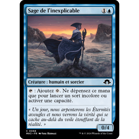(Foil) Bleue - Sage de l'inexplicable (C) [MH3]