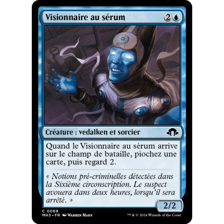 (Foil) Bleue - Visionnaire au sérum (C) [MH3]