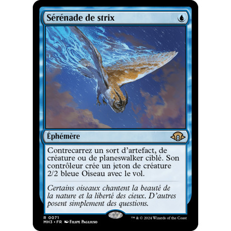 (Foil) Bleue - Sérénade de strix (R) [MH3]