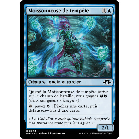 (Foil) Bleue - Moissonneuse de tempête (C) [MH3]