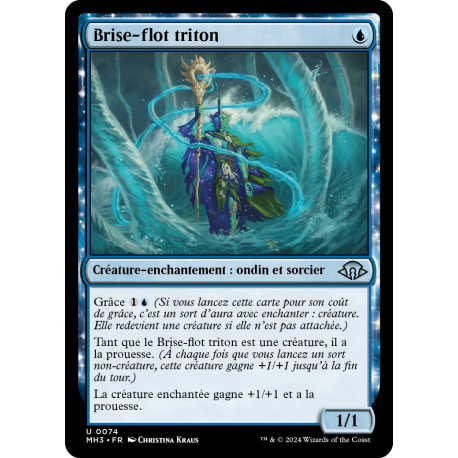 (Foil) Bleue - Brise-flot triton (U) [MH3]
