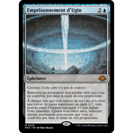 (Foil) Bleue - Emprisonnement d'Ugin (M) [MH3]