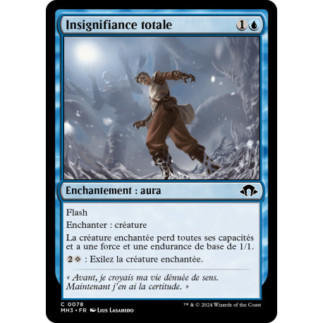 (Foil) Bleue - Insignifiance totale (C) [MH3]