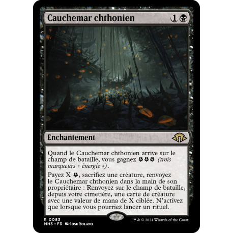(Foil) Noire - Cauchemar chthonien (R) [MH3]