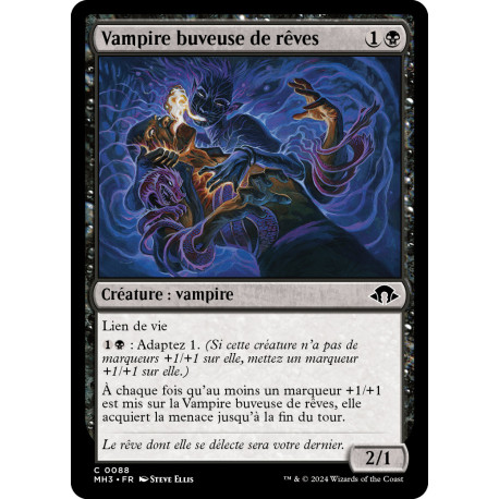(Foil) Noire - Vampire buveuse de rêves (C) [MH3]