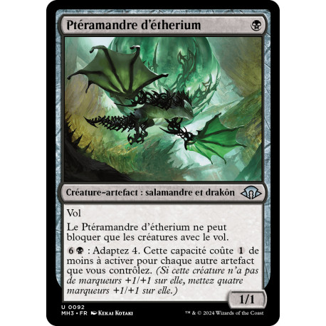 (Foil) Noire - Ptéramandre d'étherium (U) [MH3]