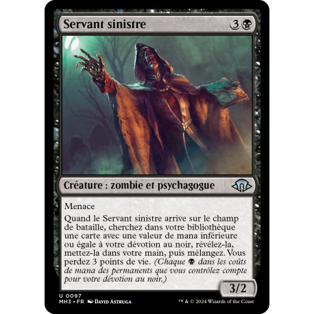(Foil) Noire - Servant sinistre (U) [MH3]