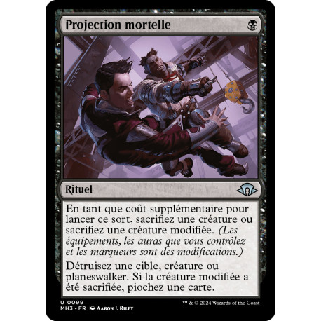 (Foil) Noire - Projection mortelle (U) [MH3]