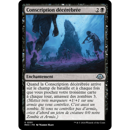 (Foil) Noire - Conscription décérébrée (U) [MH3]