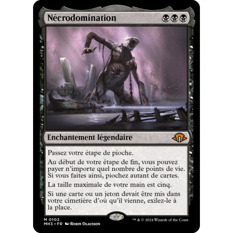 (Foil) Noire - Necrodomination (M) [MH3]