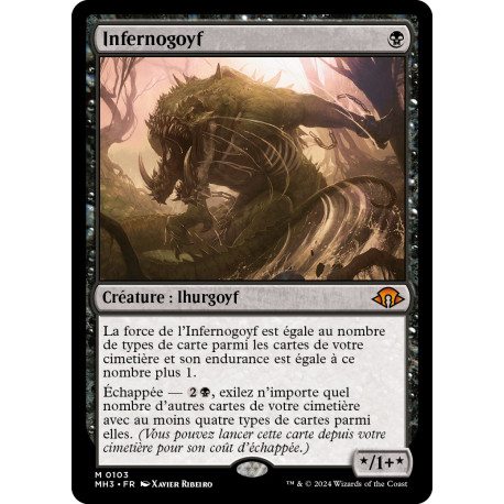 (Foil) Noire - Infernogoyf (M) [MH3]