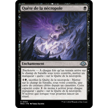 (Foil) Noire - Quête de la nécropole (U) [MH3]
