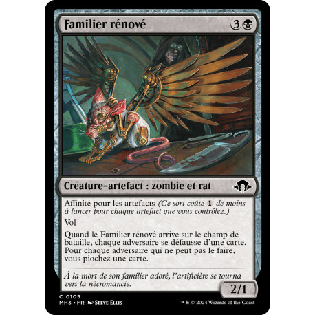 (Foil) Noire - Familier rénové (C) [MH3]