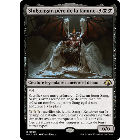 (Foil) Noire - Shilgengar, père de la famine (R) [MH3]