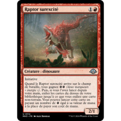 (Foil) Rouge - Raptor surexcité (U) [MH3]