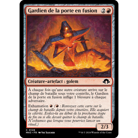 (Foil) Rouge - Gardien de la porte en fusion (C) [MH3]