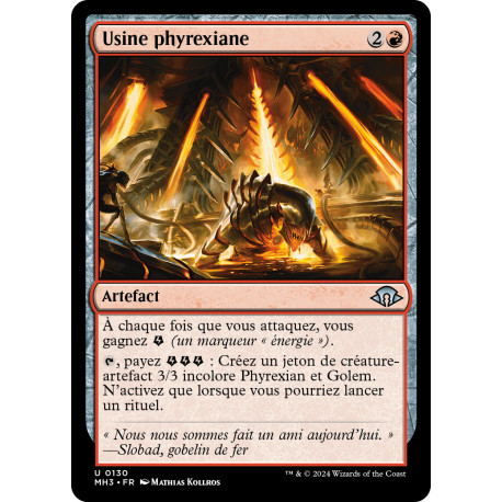 (Foil) Rouge - Usine phyrexiane (U) [MH3]