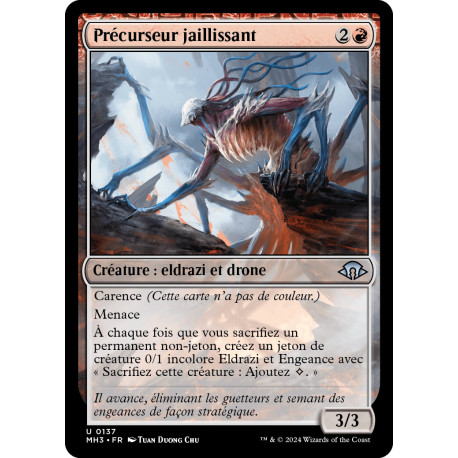 (Foil) Rouge - Précurseur jaillissant (U) [MH3]