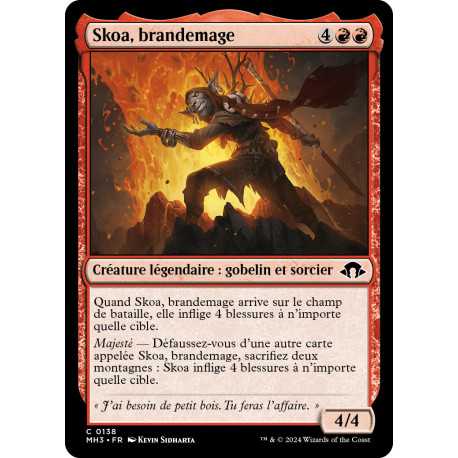 (Foil) Rouge - Skoa, brandemage (C) [MH3]