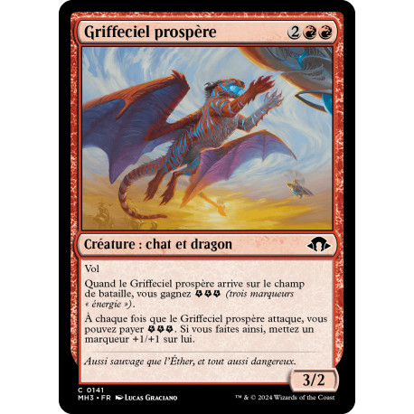 (Foil) Rouge - Griffeciel prospère (C) [MH3]