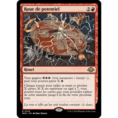 (Foil) Rouge - Roue de potentiel (R) [MH3]