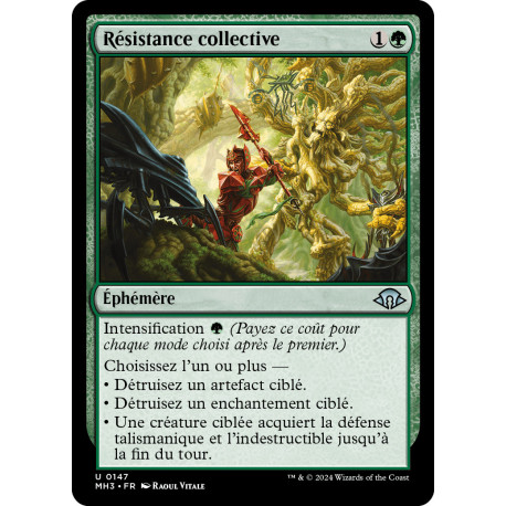 (Foil) Verte - Résistance collective (U) [MH3]