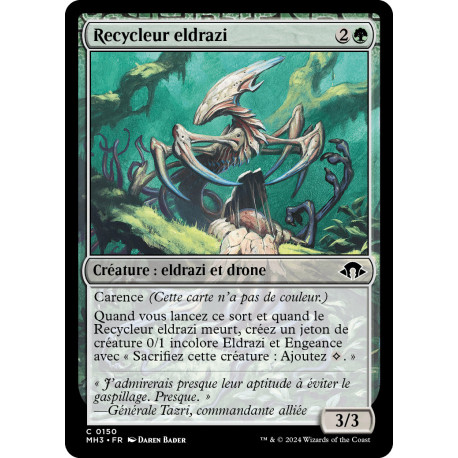 (Foil) Verte - Recycleur eldrazi (C) [MH3]