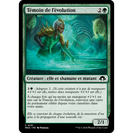 (Foil) Verte - Témoin de l'évolution (C) [MH3]