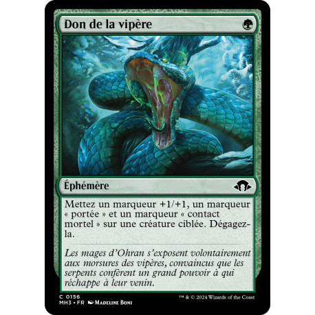(Foil) Verte - Don de la vipère (C) [MH3]