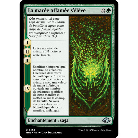 (Foil) Verte - La marée affamée s'élève (U) [MH3]