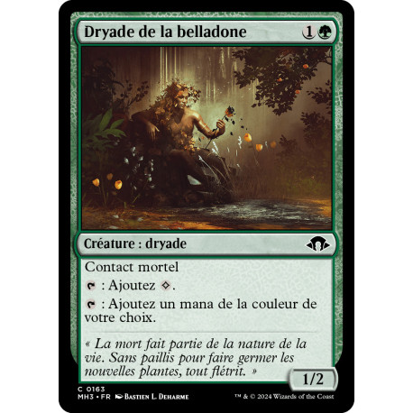 (Foil) Verte - Dryade de la belladone (C) [MH3]