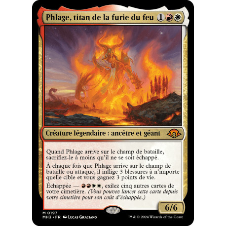 (Foil) Multicolore - Phlage, titan de la furie du feu (M) [MH3]