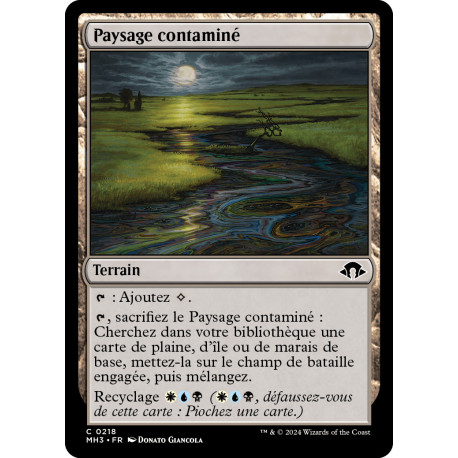 (Foil) Terrain - Paysage contaminé (C) [MH3]
