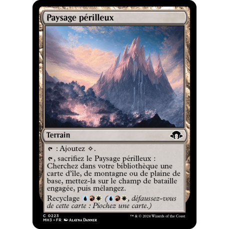 (Foil) Terrain - Paysage périlleux (C) [MH3]