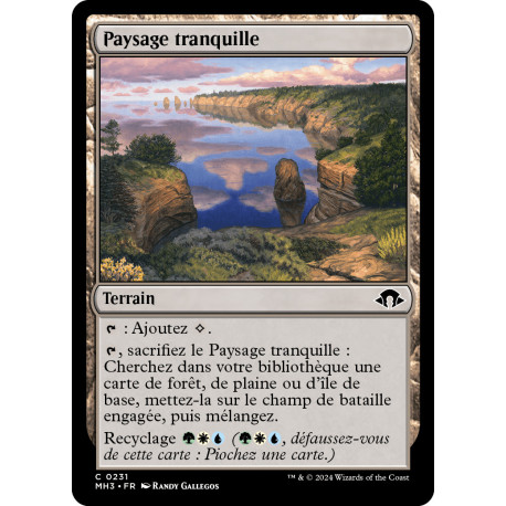 (Foil) Terrain - Paysage tranquille (C) [MH3]
