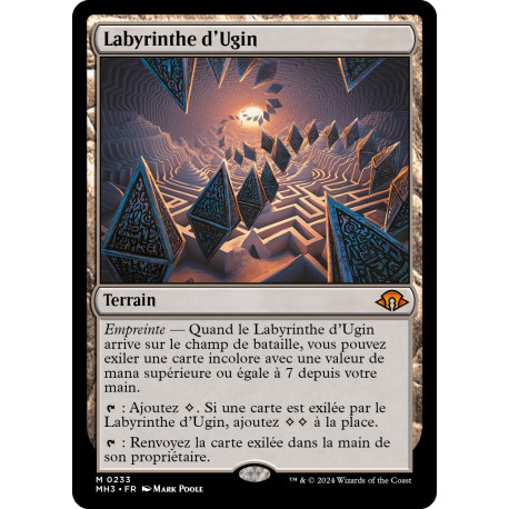 (Foil) Terrain - Labyrinthe d'Ugin (M) [MH3]