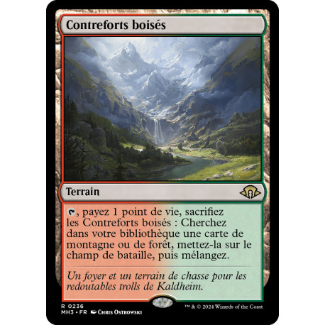 (Foil) Terrain - Contreforts boisés (R) [MH3]