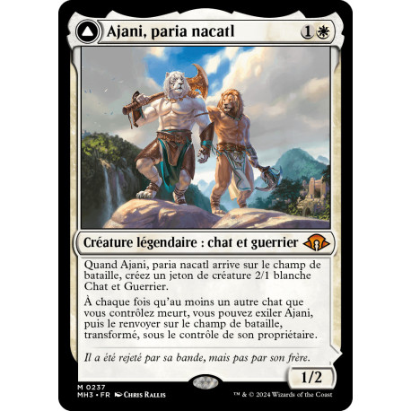 (Foil) Blanche - Ajani, paria nacatl (M) [MH3]